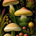  Heckals Mushrooms Wood Puzzle 144PCS