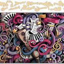  Music on My Mind Whimsical Wood Puzzle 151PCS