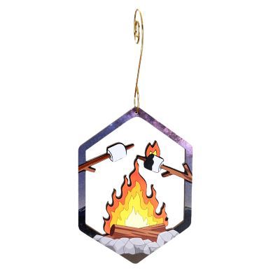 Campfire with Marshmallows Ornament