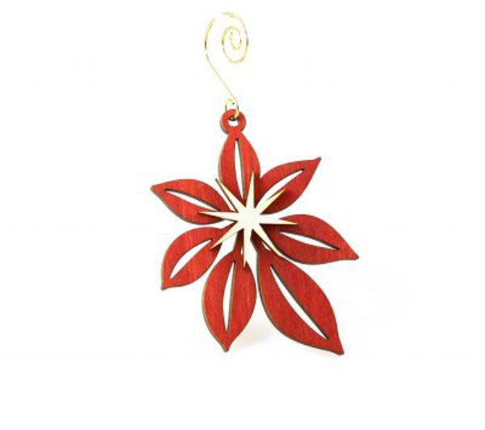 Poinsettia Ornament