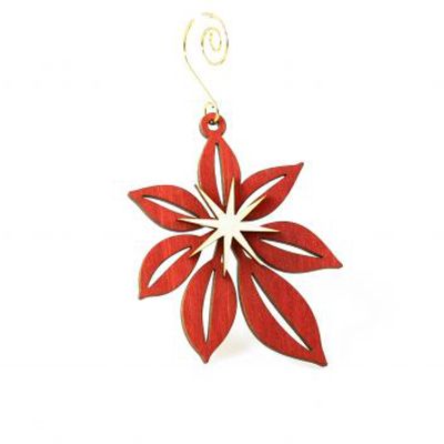 Poinsettia Ornament