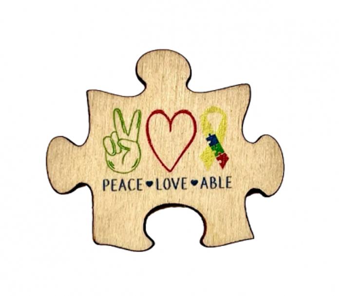 Peace, Love, Able Magnet