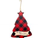  Plaid Tree Ornament