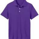 Grape 4 Galaxy by Harvic Boys School Uniform Polo (Little Boys & Big Boys)