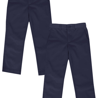 Boy's 2-Pack Super Stretch Slim Fit Chino Pants (Size 4-20)