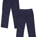 Navy & Navy 7 Boy's 2-Pack Super Stretch Slim Fit Chino Pants (Size 4-20)