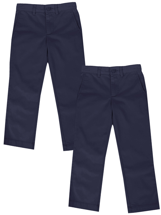 Boy's 2-Pack Super Stretch Slim Fit Chino Pants (Size 4-20)