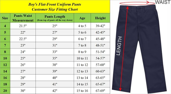 Boy's 3-Pack Super Stretch Slim Fit Chino Pants (Size 4-20)