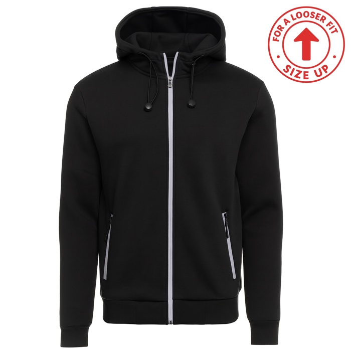 Men's Heavyweight Sherpa Fleece-Lined Full Zip Classic Tech Hoodie