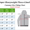  Men’s Fleece-Lined Full-Zip Hoodie (S-3XL)