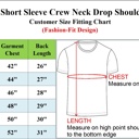  Men's Oversized Heavyweight Cotton Crew Neck Short Sleeve Tshirts Loose Fit Tops (S-3XL)