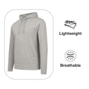 Navy & Navy & Navy XXL 3-Pack Men's Cotton Lightweight Casual Pullover Drawstring Hoodie With Pocket