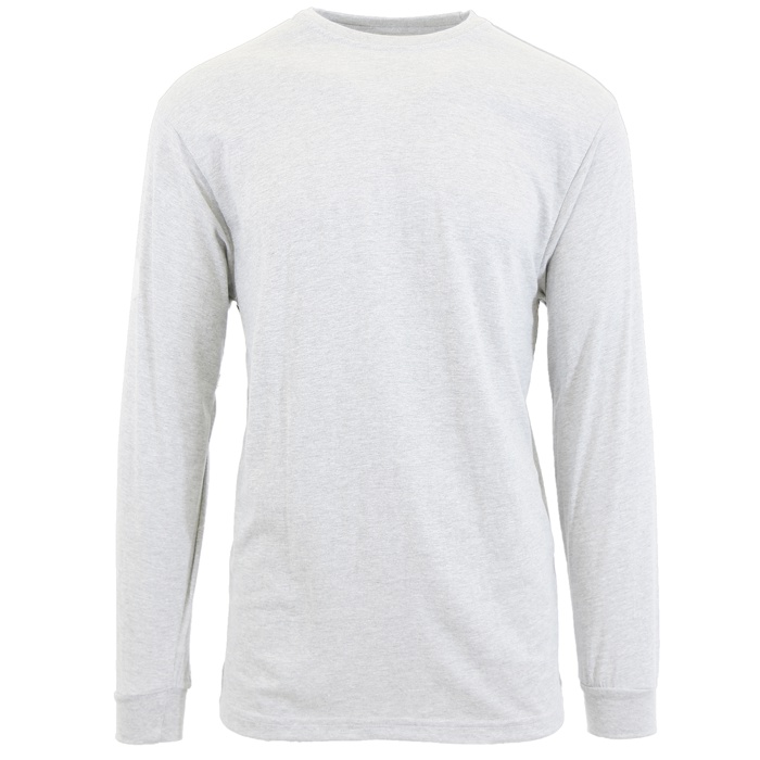 Men's Cotton-Blend Long Sleeve Crew Neck Tee