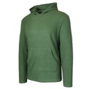 Olive Small Men's Waffle Knit Thermal Pullover Hoodie (S-3XL)