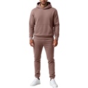 Purple XL Men’s Heavyweight Soft Fleece Cotton Blend Pullover Hoodie & Sweatpants Jogging Set (S-2XL)