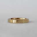  Lightning Bolt Stamped Stainless Steel Stackable Ring