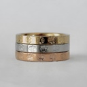  Hamsa Hand Stamped Stainless Steel Stackable Ring