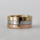  Mushroom Hand Stamped Stainless Steel Stackable Ring