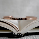  Bookish Theme Bangle Cuff