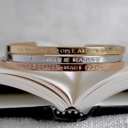  Bookish Theme Bangle Cuff