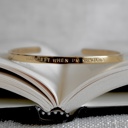  Bookish Theme Bangle Cuff