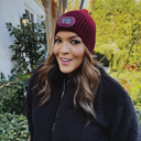  Reversible Knit LED Beanie - Wine