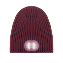  Reversible Knit LED Beanie - Wine