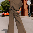 Small Manhattan Texted Pants Set