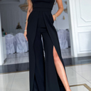 Small New York Slit Leg Jumpsuit