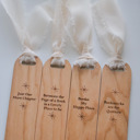  4 Piece Wood Bookmark Set