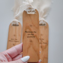  4 Piece Wood Bookmark Set