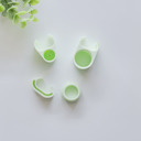 Green Set of 4 Pcs Accessories Compatible With Stanley Cup  Quencher H2.0 Tumbler