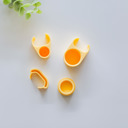 Yellow Set of 4 Pcs Accessories Compatible With Stanley Cup  Quencher H2.0 Tumbler