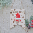  Wood Christmas Countdown Hanger