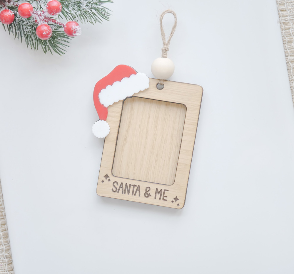  Santa & Me / Santa & Us Photo Frame Ornament