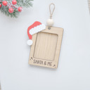   Santa & Me / Santa & Us Photo Frame Ornament