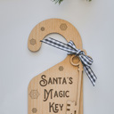  Wood Santa's Magic Key Sign