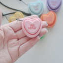  Set of 6 Conversation Heart Fidget Clickers