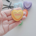  Set of 6 Conversation Heart Fidget Clickers