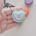  Set of 6 Conversation Heart Fidget Clickers