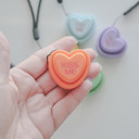  Set of 6 Conversation Heart Fidget Clickers