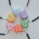  Set of 6 Conversation Heart Fidget Clickers