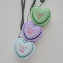  Set of 6 Conversation Heart Fidget Clickers