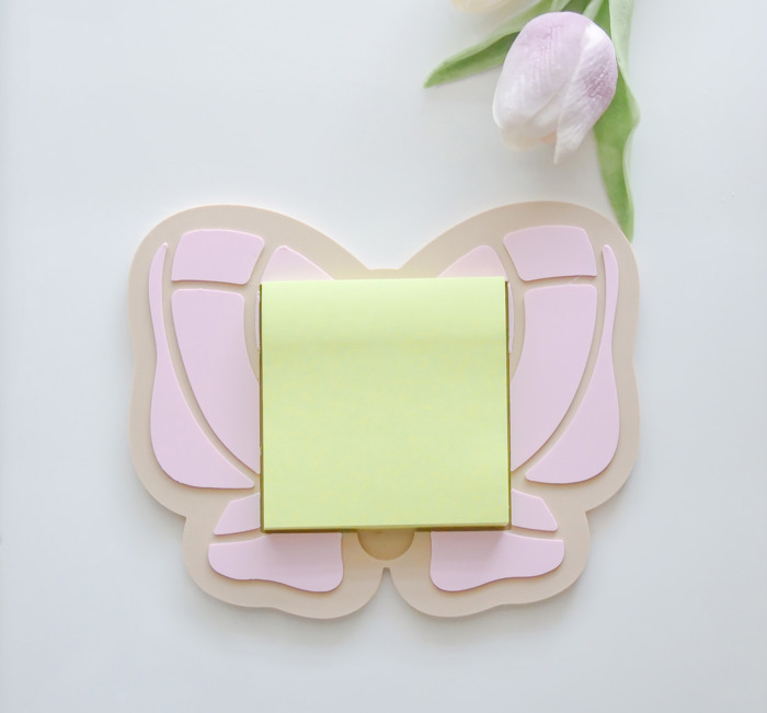 Concha Bow Sticky Note Holder – Pan Dulce-Inspired Desk Decor