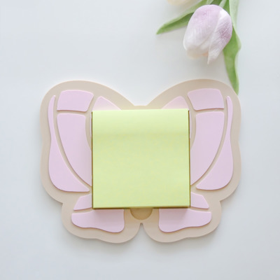 Concha Bow Sticky Note Holder – Pan Dulce-Inspired Desk Decor
