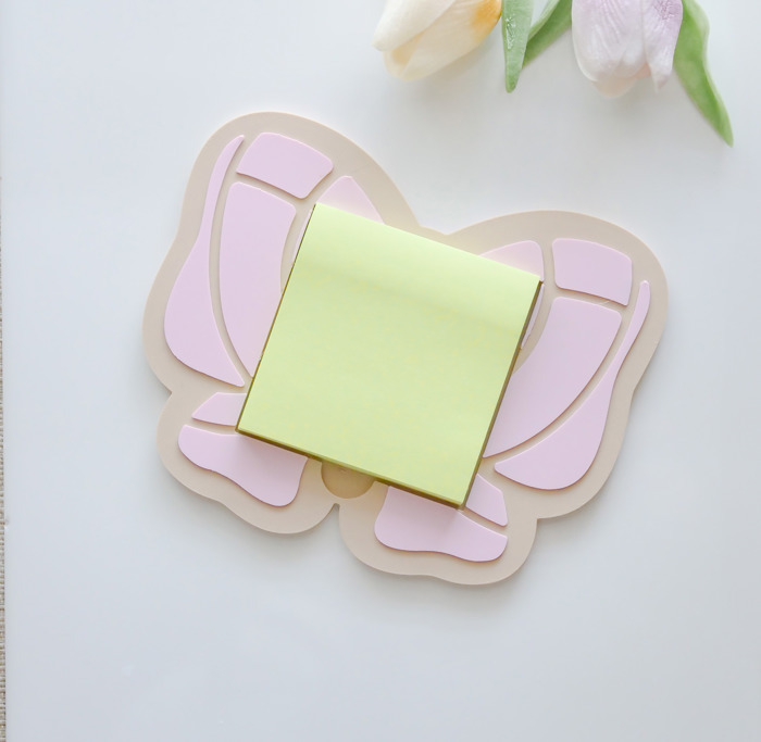 Concha Bow Sticky Note Holder – Pan Dulce-Inspired Desk Decor