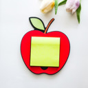  Apple Shaped Desk Sticky Note Holder – Teacher Appreciation Gift