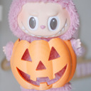  3D Printed Pumpkin Suit for Labubu – Halloween Jack-o-Lantern Outfit, Fits Have a Seat & More