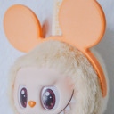  LaBubu Halloween Mouse Ears – 3D Printed Collectible Set (Orange, Green, Purple Spooky Colors)