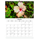 Hibiscus 2026 Wall Calendar - Botanical Photography - 12-Month Bloom Series - 8.5x11 Wire-O Hanging Planner